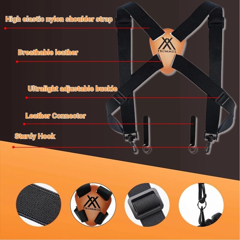 Trummul Binocular Harness Strap Best Chest Harness Strap for Hunters Photographers and Golfers (Black) - Image 5